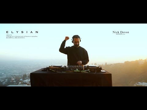 @NickDevon_  @ Hollywood Hills for Elysian Sessions