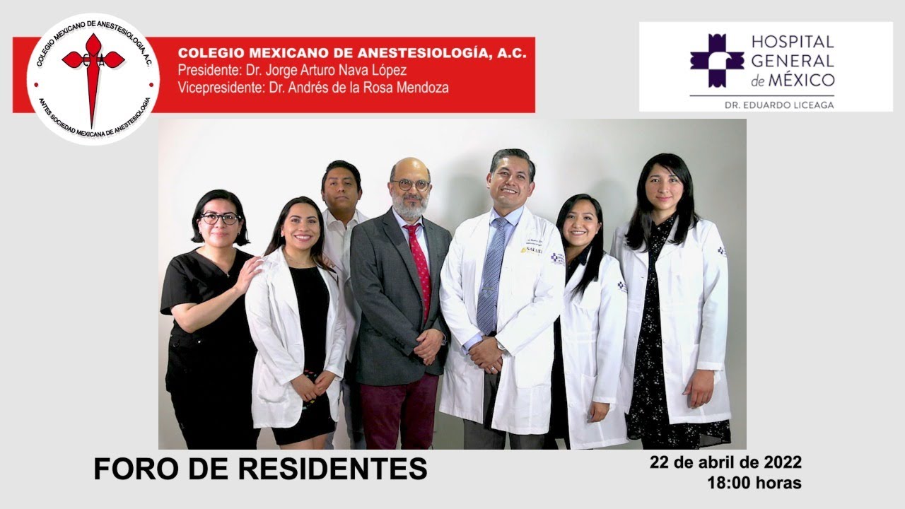 Foro de Residentes - Colegio Mexicano de Anestesiología