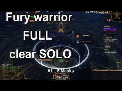 470 Fury Warrior, Horrific vision of SW. 5 mask full clear SOLO.