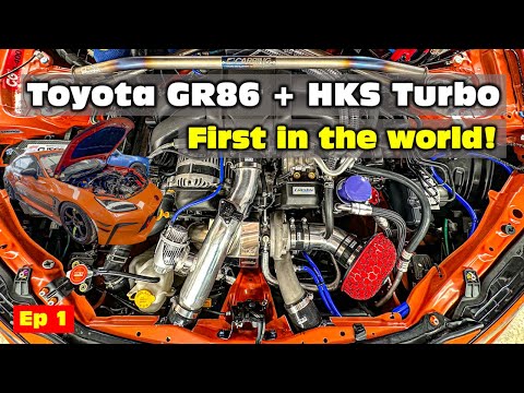 Toyota GR86 + New HKS Turbo Kit. This is the first kit in the world! Ep 1