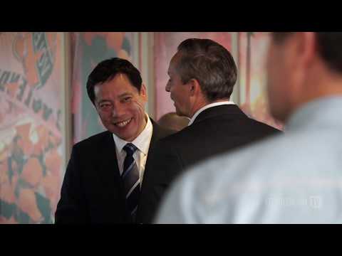 Chinese delegatie op bezoek in Volendam