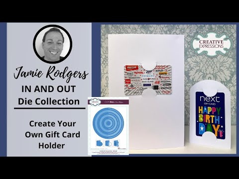 Jamie Rodgers - Top Tip - In And Out Craft Die Collection - Gift Card Holder