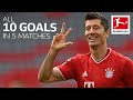 Robert Lewandowski | 10 Goals in Only 5 Matches
