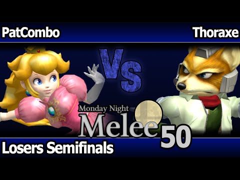 MNM 50 Melee - PatCombo (Peach) vs Thoraxe (Fox) - Losers Semifinals