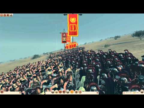Rome 2 Total War - 300 Spartans vs 300 Praetorians EPIC