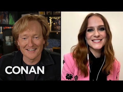 #＃CONAN：埃文-雷切爾-伍德完整的採訪 - CONAN在TBS的 (#CONAN: Evan Rachel Wood Full Interview - CONAN on TBS)