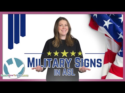 US Military ASL Signs | Public Service Pt. 8