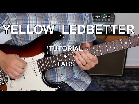 Yellow Ledbetter - Pearl Jam Guitar Lesson Tutorial With Solo How To Play