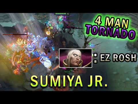Sumiya Jr. Invoker NO PROBLEM Solo Carry | Dota 2 Gameplay 7.28