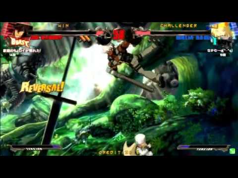 GGXrd 1.1 3/28/2015 Mikado - Roi (Sol) VS Nage (Faust)/Nakamura (Millia)