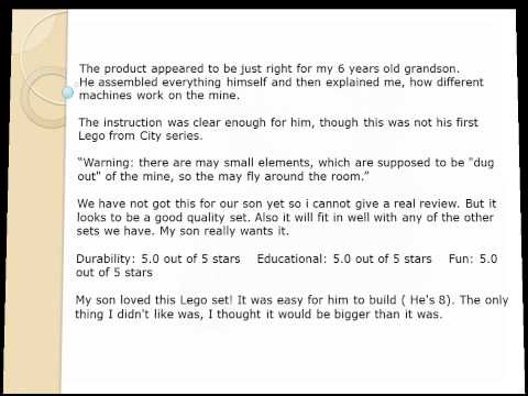 LEGO City 4204 The Mine Video
