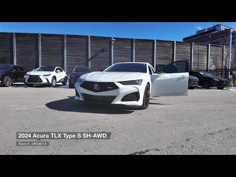 2024 Acura TLX Type S SH-AWD Sedan in White for sale at Ken Shaw Toyota in Toronto, ON