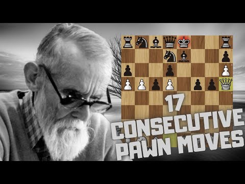 The IMPOSSIBLE CHESS GAME!!! - 17 CONSECUTIVE PAWN MOVES in the opening?! - Diemer vs Heilling 1984