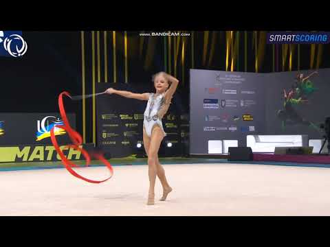 Sophie TURPEL (LUX) Ribbon AA - European Championships Kyiv 2020