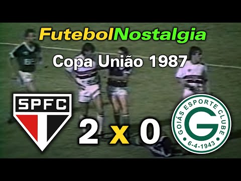 São Paulo 2 x 0 Goiás - 28-10-1987 ( Copa União )