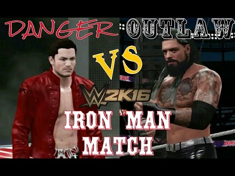 Chris Danger vs The Outlaw Iron Man Showdown WWE 2K16