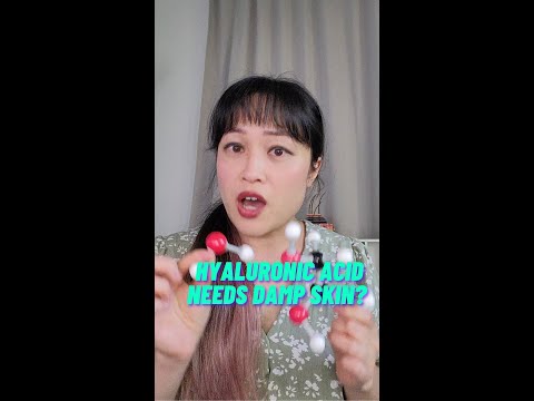 Chemist secret: Hyaluronic acid doesn't need damp skin