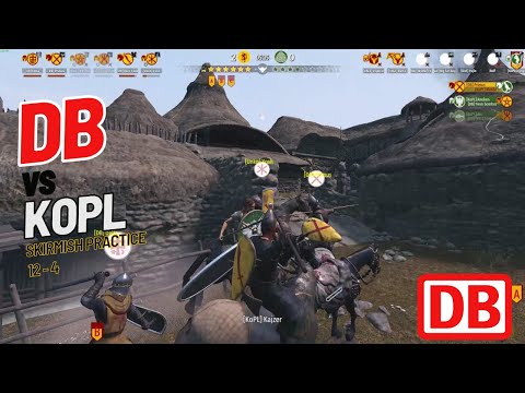 DB vs KoPl Skirmish Practice for BNL in Mount And Blade 2 Bannerlord