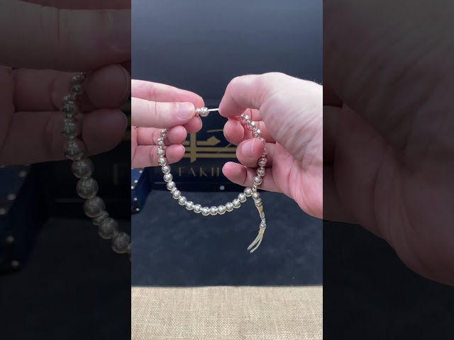 سبحة فضة عيار 925