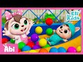 Play House Song More Colorful Ball Pit Fun Eli Kids Songs Nursery Rhymes
