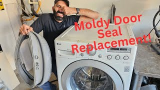 Replacing a Moldy/Leaky Door Gasket on an LG Washer