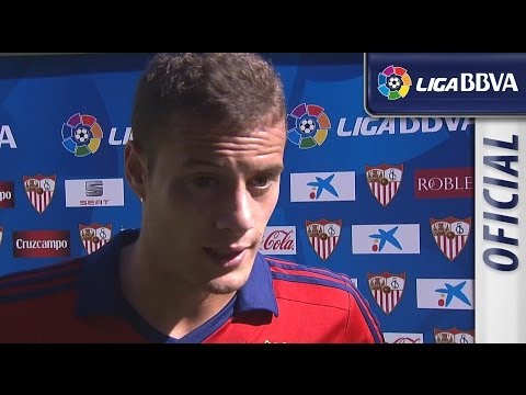 Entrevista a Oriol Riera tras el Sevilla FC (2-1) Osasuna - HD