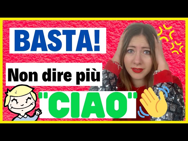 Video Aussprache von ciao in Italienisch