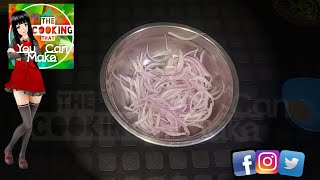 How to remove the strong flavor of the onion with this method for any salad
