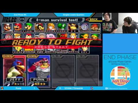 End Phase #4 - Punk vs. 12YAN | Timesink - Singles LQF - SSBM
