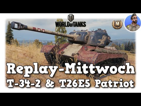 WoT - T-34-2 & T26E5 Patriot - Wer schafft mehr Schaden? - World of Tanks