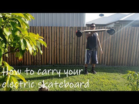 How To Carry Your Electric Skateboard
