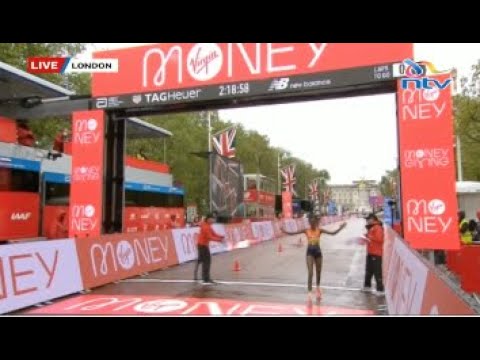 Brigid Kosgey wins 40th London Marathon