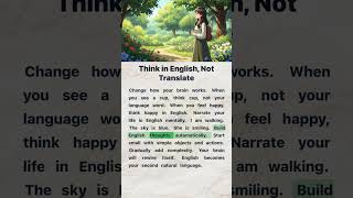 Think in English, Not Translate | English Reading and Listening Practice #englishforbeginners
