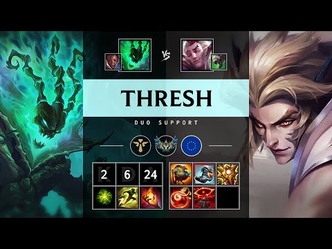 Thresh Support vs Rakan - EUW Challenger Patch 25.10