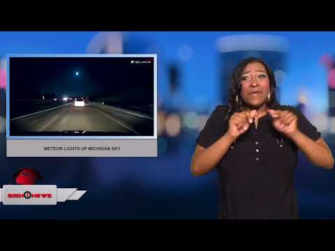 Meteor lights up Michigan sky (ASL 1.17.18)