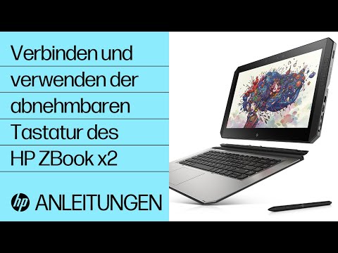 Verbinden und verwenden der abnehmbaren Tastatur des HP ZBook x2 | HP Support