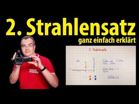 2. Theorem of Radiation - simply explained | Lehrerschmidt