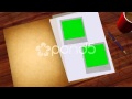 Secret Files Opens Animation With Green Screen Pictures Inside 4K Ultra Hd