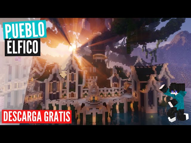 PUEBLO ÉLFICO / Elven town - BEDROCK EDITION Minecraft Map