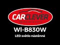 LED svetlo nástenné - 18x1W biele / 3000K / 10-30V / R10 (231x46x54mm) - Video Youtube