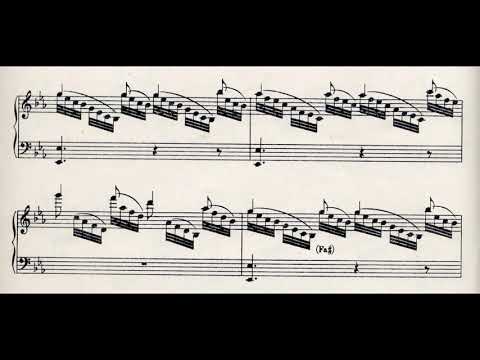 Albert Zabel - La Source (Am Springbrunnen) for Harp, Op. 23 (1897) [Score-Video]
