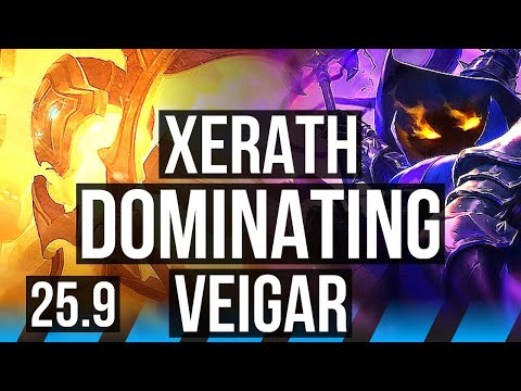 XERATH vs VEIGAR (MID) | 62k DMG, Dominating | EUW Diamond | 25.9