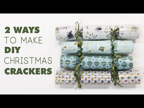 DIY Christmas Crackers | How to Make Christmas Crackers 2 Ways