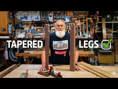 40-Yr Woodworker Teaches You How to Taper a Table Leg (Episode 5)