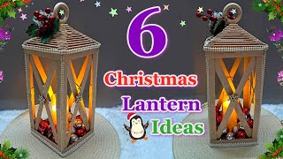 6 Beautiful Christmas Lantern making idea from simple materials | DIY Christmas craft idea 31☃️