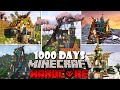 I Survived 1000 Days In Hardcore Minecraft FULL MOVIE