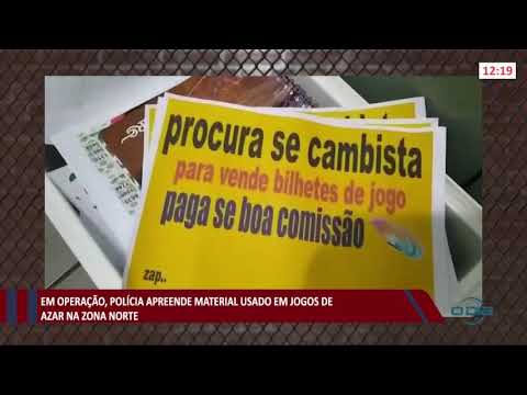 Polícia apreende material usado em jogo de azar durante operação 06 04 2021