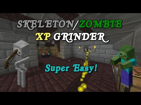 Minecraft Tutorial - (FAST & EFFICIENT) Skeleton/Zombie XP Farm