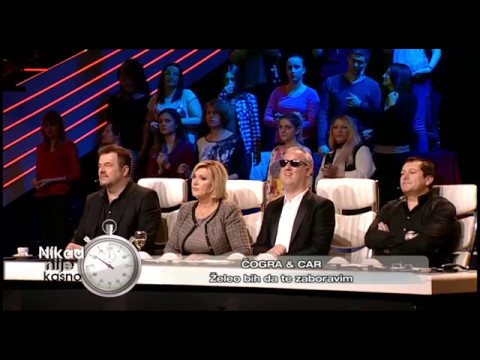 Cogra i Car - Zeleo bih da te zaboravim - (live) - Nikad nije kasno - EM 15 - 08.01.2017