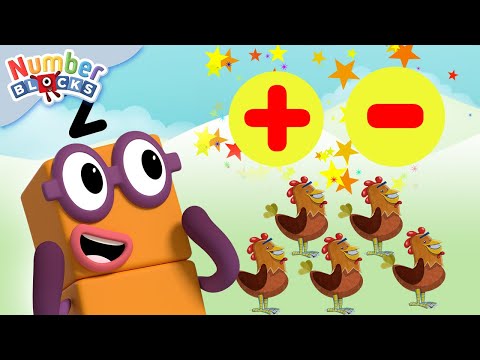 Numberblocks | Maths Addition and Subtraction Skills | Let's add and subtract up to Five